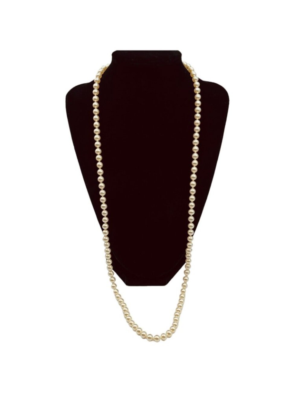 Pearl Costume Jewelry Lot - 6mm 29" Necklace 2 Pair Pierced Earrings Stick Pin - Picture 6 of 7